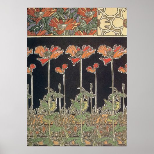 アルフォンスミュシャドキュメントデコラティフズギャラリーHD ポスター (正面)