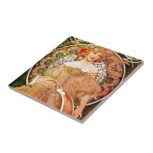 アルフォンスミュシャドリーミング(Reverie) タイル (側面)