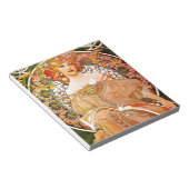 アルフォンスミュシャドリーミング(Reverie) ノートパッド (アングル)