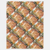 アルフォンスミュシャドリーミング(Reverie) フリースブランケット (正面)