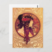 アルフォンスミュシャドンナオレチニポストカード ポストカード (正面/裏面)