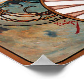 アルフォンスミュシャビスケットレフェヴルUtileポスター ポスター (角)