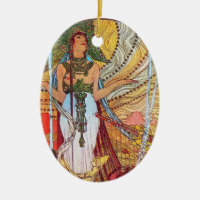 アルフォンスミュシャピーコックアート