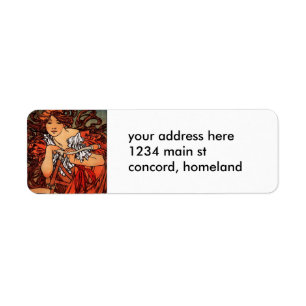 アルフォンスミュシャフェスティータ ラベル