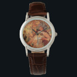 アルフォンスミュシャフォーシーズンズ秋 腕時計<br><div class="desc">1896.四季シリーズの一部。アルフォンス・マリア・ミュシャ（1860年7月24日–1939年7月14日）は、英語で知られフランスのて、アルフォンス・ミュシャとして知られるチェコのアールヌーボーの画家であり、彼の独特のスタイルで知られる装飾的な芸術家で最高のす。絵画、イラストレーション、広告、はがき、デザインなどを数多く制作。</div>