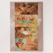 アルフォンスミュシャフォーシーズンズ ジグソーパズル (縦)