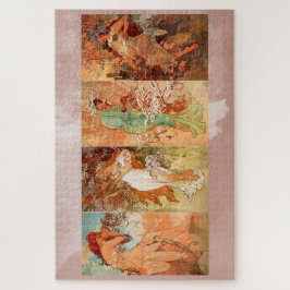 アルフォンスミュシャフォーシーズンズ ジグソーパズル