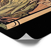 アルフォンスミュシャフォーシーズンズ ポスター (角)