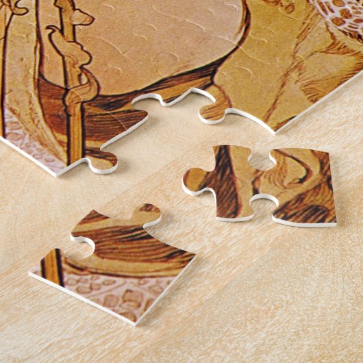 アルフォンスミュシャフラワー ジグソーパズル (側面)