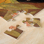 アルフォンスミュシャフリートヴィンテージロマンチックアールヌーボー ジグソーパズル (側面)