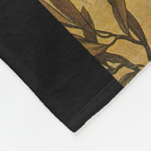 アルフォンスミュシャフリートヴィンテージロマンチックアールヌーボー フリースブランケット (角)