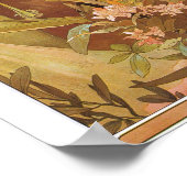 アルフォンスミュシャフリートヴィンテージロマンチックアールヌーボー ポスター (角)