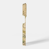 アルフォンスミュシャフローラルパターンアールヌーボー iPhoneケース (右側面)