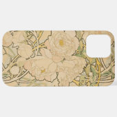 アルフォンスミュシャフローラルパターンアールヌーボー iPhoneケース (裏面横)