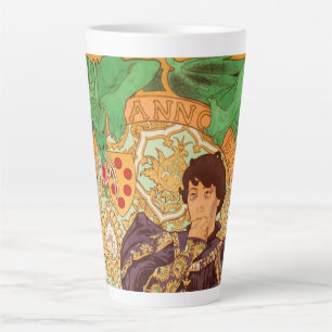 アルフォンスミュシャプリンスアンドドラゴン カフェラテマグ