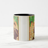 アルフォンスミュシャプリンスアンドドラゴン ツートーンマグカップ (中央)