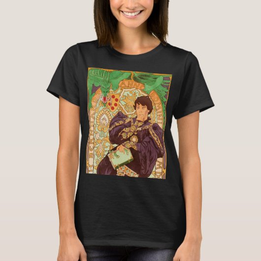 アルフォンスミュシャプリンスアンドドラゴン Tシャツ (正面)