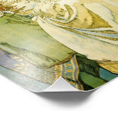 アルフォンスミュシャプリンセスヒヤシンスアールヌーボー フォトプリント            (角)