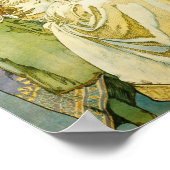 アルフォンスミュシャプリンセスヒヤシンスアールヌーボー ポスター (角)