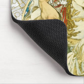 アルフォンスミュシャプリンセスヒヤシンスアールヌーボー マウスパッド (コーナー)