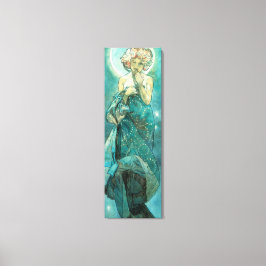 アルフォンスミュシャムーンライトクレアドゥルネアールヌーボー キャンバスプリント