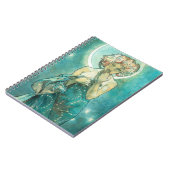 アルフォンスミュシャムーンライトクレアドゥルネアールヌーボー ノートブック (左側)