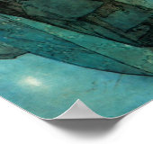 アルフォンスミュシャムーンライトクレアドゥルネアールヌーボー ポスター (角)