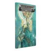 アルフォンスミュシャムーンライトクレアドゥルネアールヌーボー ミニクリップボード (アングル)