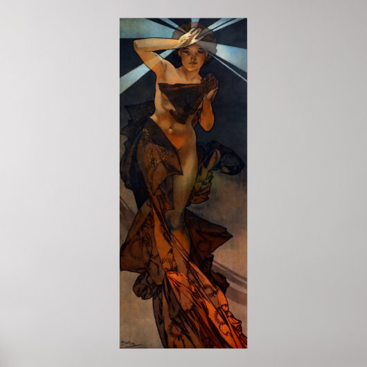 アルフォンスミュシャモーニングスターポスター ポスター (正面)