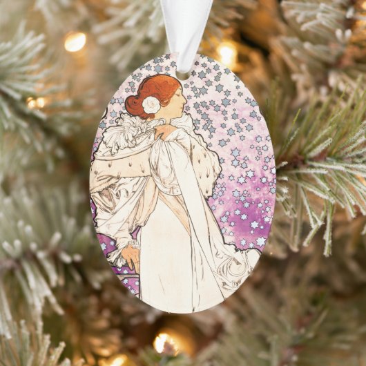 アルフォンスミュシャラダム1896アールヌーボーヴィンテージ オーナメント (ツリー)