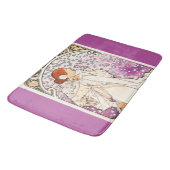 アルフォンスミュシャラダム1896アールヌーボーヴィンテージ バスマット (アングル)