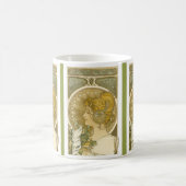 アルフォンスミュシャラプルーム コーヒーマグカップ (中央)