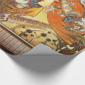 アルフォンスミュシャラプルーム〔占星術の〕十二宮図アールヌーボーヴィンテージ ラッピングペーパー (角)