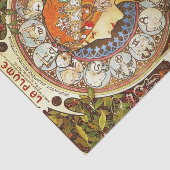 アルフォンスミュシャラプルーム〔占星術の〕十二宮図アールヌーボーヴィンテージ 薄葉紙 (詳細)