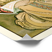 アルフォンスミュシャレーヴェリーデイドリームCC0879アールヌーボー ポスター (角)