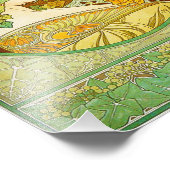 アルフォンスミュシャローレルプリント フォトプリント            (角)