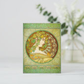 アルフォンスミュシャローレルポストカード ポストカード (スタンド正面)