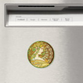 アルフォンスミュシャローレルマグネット マグネット (インサイチュ (食洗機))