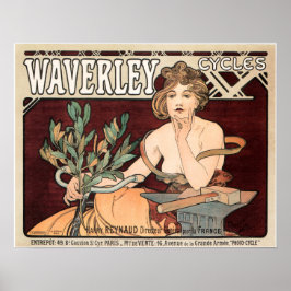 アルフォンスミュシャワヴェルリーサイクルヴィンテージポスターアート ポスター