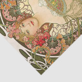 アルフォンスミュシャヴィンテージアンティークデクページ紙 薄葉紙 (詳細)