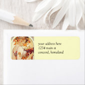 アルフォンスミュシャヴィンテージアート ラベル (インサイチュ)