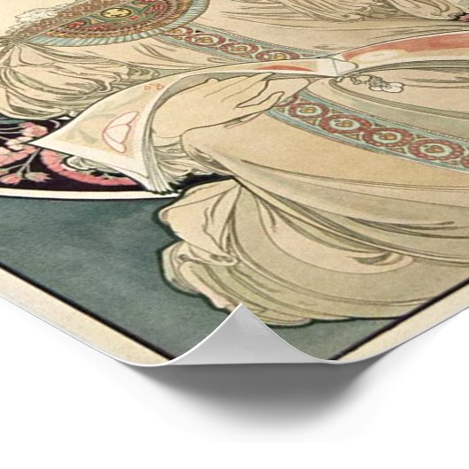 アルフォンスミュシャヴィンテージポスターウォールアート ポスター (角)