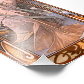 アルフォンスミュシャ夕べ夢想プリント フォトプリント (角)