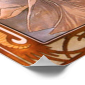 アルフォンスミュシャ夕べReverie Poster ポスター (角)