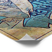 アルフォンスミュシャ女神 ポスター (角)