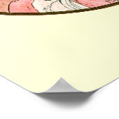 アルフォンスミュシャ年の12ヶ月 ポスター (角)