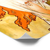 アルフォンスミュシャ春 ポスター (角)