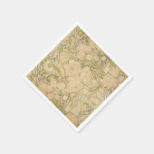 アルフォンスミュシャ牡丹バラズファウン1897 スタンダードカクテルナプキン (角)