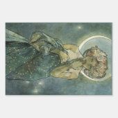 アルフォンスミュシャ素晴らしアールヌーボー女性#18 ラッピングペーパーシート (正面3)