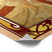 アルフォンスミュシャ素晴らしアールヌーボー女性#31 ポスター (角)